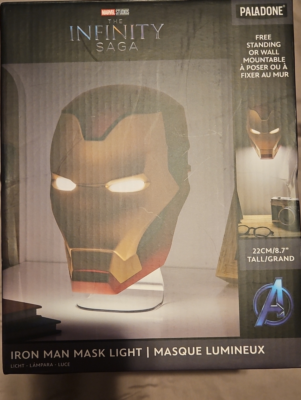 The Infinity Saga-Marvel Iron Man Mask Light
